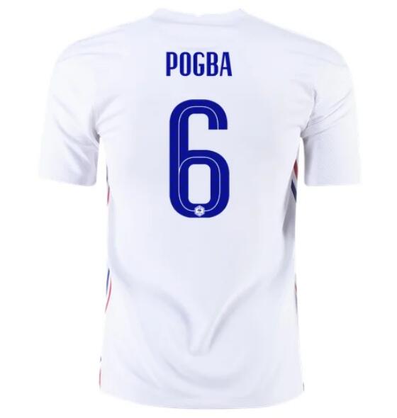 2020 Euro France Away Kit Soccer Jersey PAUL POGBA #6